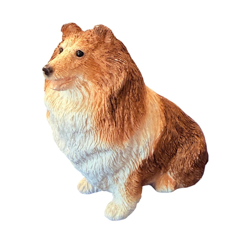 Vintage 1988 UDC Suzan Sheltie Shetland Sheepdog Figurine Sitting Dog 2934
